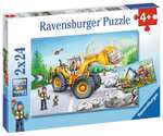 Ravensburger 2x24pc Puzzle - Diggers at work
