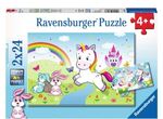 Ravensburger 2x24pc Puzzle - Fairytale unicorn