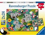 Ravensburger 2x24pc Puzzle - Koalas and sloths