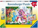 Ravensburger 2x12pc Puzzle - Unicorns at play