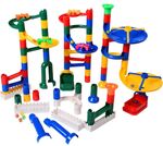 Marble run with gears