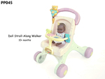 + Doll Stroll-Along Walker