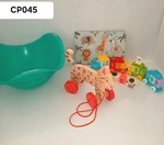 CP045: Duplo, animal puzzle, bilibo, pull-along cat