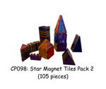 Star Magnet Tiles Kit 2 (105 Pieces)