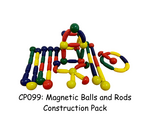 Magnetic Balls and Rods Construction Pack (80 Pieces)