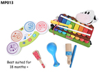 + Xylophone, drums, maraca, guiro, castanet