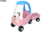 PHP005: + Pink Cozy Coupe w/Trailer