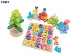 CP010: + Duplo train, Stacking tree, Alpha-B.-tical puzzle 