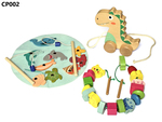+ Threading beads, magnetic fishing, pull-along dino