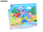 PWW032: + Felt Story Board- Dinosaur