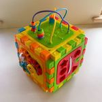 Activity box with shape sorter and blocks