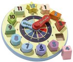 Shape sorting clock