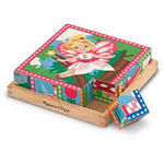 WOODEN CUBE PUZZLE - FAIRIES & PRINCESS (17 PCS)