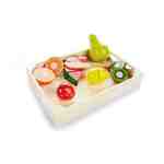 WOODEN FRUIT CUTTING SET - 16 PCS