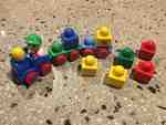 LEGO BLOCK TRAIN - 11 PCS
