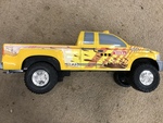 Yellow monster truck 