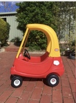 Little tikes yellow and red ride in car