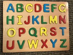 Alphabet booked puzzle 