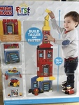 Mega blocks fireman and police station set