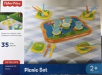 Plastic colourful picnic set 
