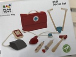 Plan Toys - doctors set 6 pieces including the bag 
