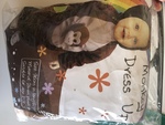 Monkey dress up onesie outfit for small toddlers