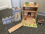 Box Set castle, knights, dragon, princesses - 12 pieces  