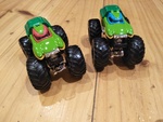 Hot wheels monster trucks, ninja turtles
