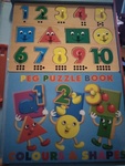 Peg puzzle book