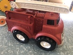 Red fire truck from Green Toys