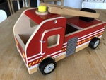 Wooden fire truck 