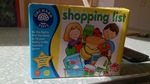 Shopping list memory game