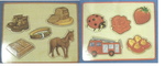 BASIC COLOURS JIGSAW - RED & BROWN