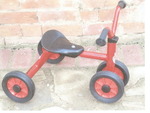 RED PUSH-ALONG-TRICYCLE