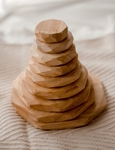 Natural Wooden Stacking Stones
