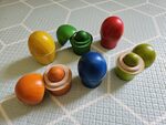 Sorting egg cups set