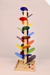 Rainbow singing ball tower