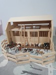 Countryside Wooden Stable & Barn + Farm animals