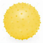Yellow knobby ball