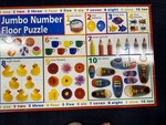 Numbers floor puzzle
