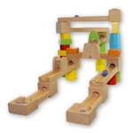 Discoveroo Wooden Marble Run