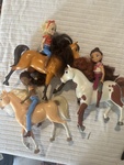 Spirit Horses with riding dolls