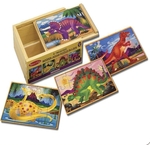 Dinosaur 4 Puzzle Set