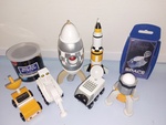 Space play set (Puzzle, Game, Rocket toys)