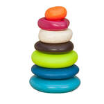 Skipping stone stacking ring toy
