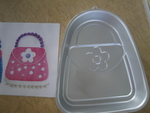 Handbag cake tin
