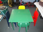 Table and chaiirs