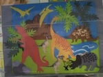 Dinoland Felt Montage