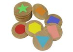 Memory Pair Wooden Shapes
