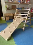 Climbing frame and ramp